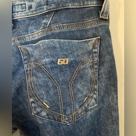 Vintage Miss Sixty Y2K NICLA Skinny Blue Denim Jeans.  Size 29 - Picture 4 of 13